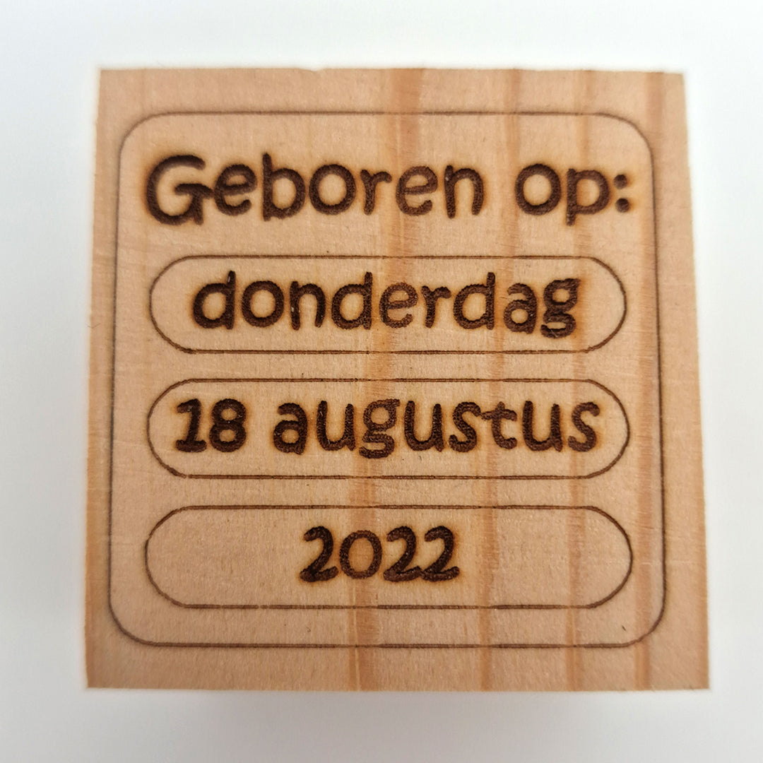 Geboorte - alternatief voor doopsuiker & geboortekaartje